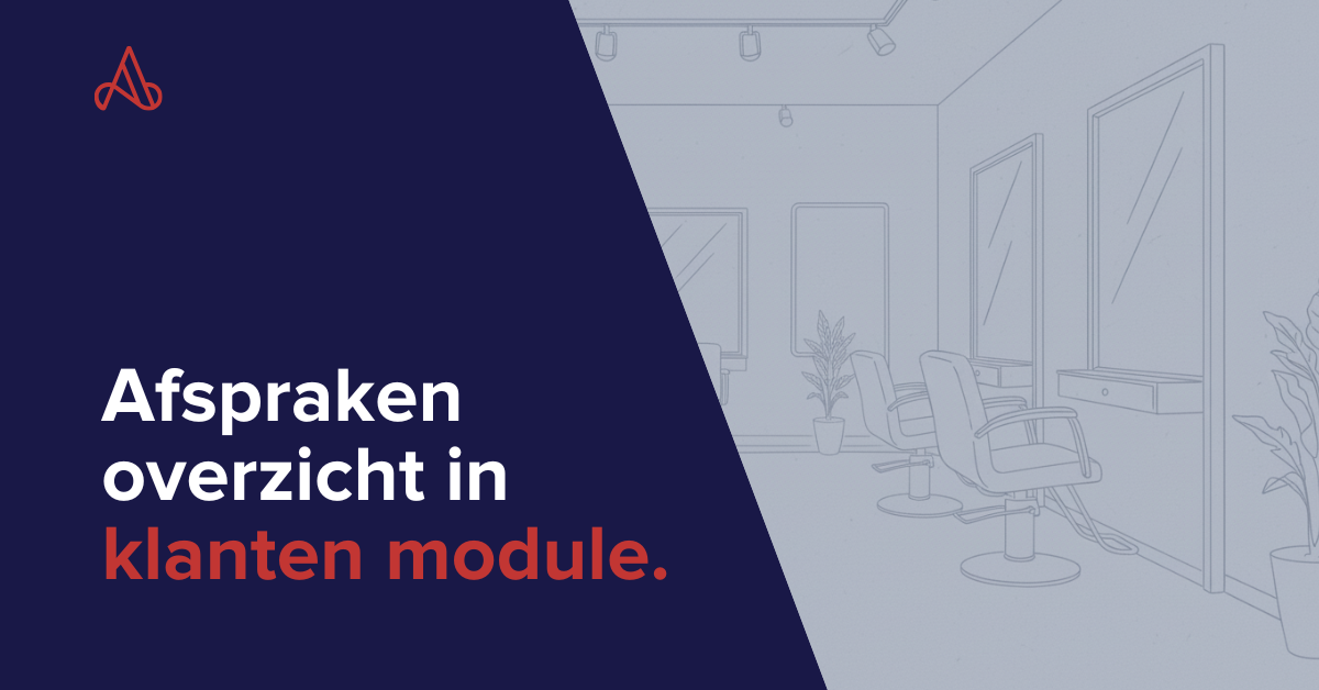 Afspraken overzicht in klanten module